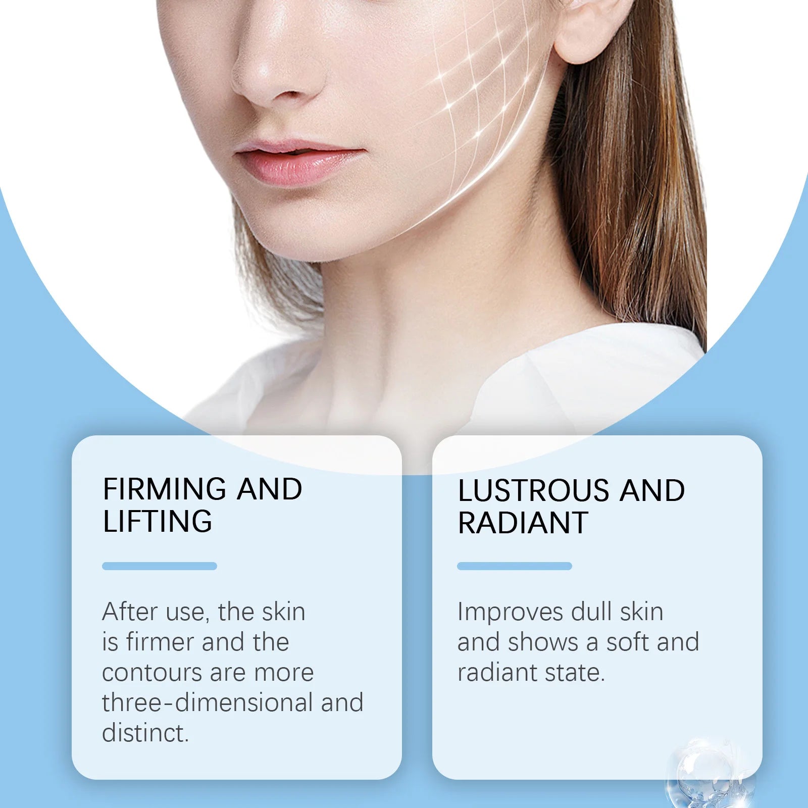 Cosmetic jar of niacinamide hyaluronic retinol barrier face cream