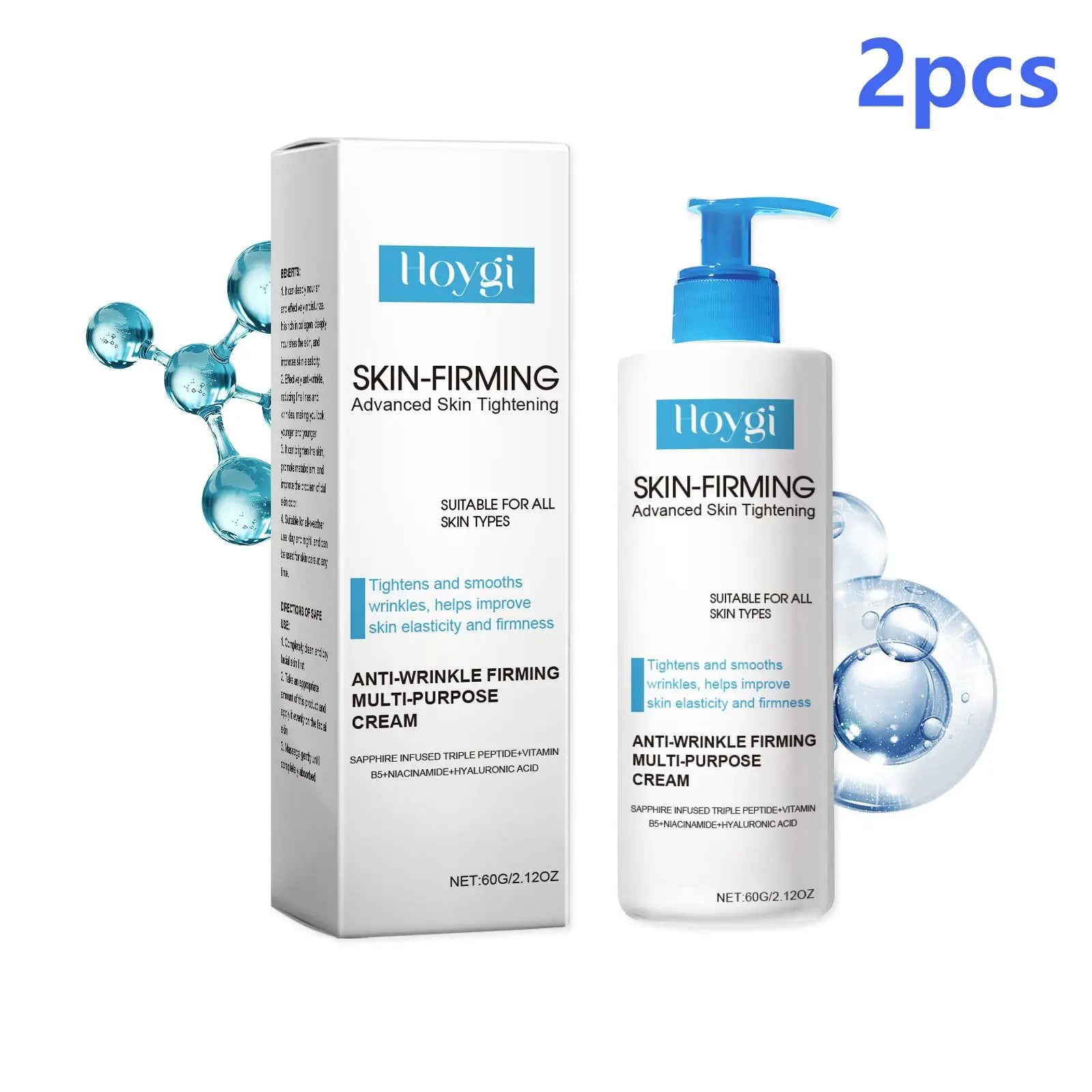 HOYGI — Panthenol Body Cream — Skincare benefits infographic