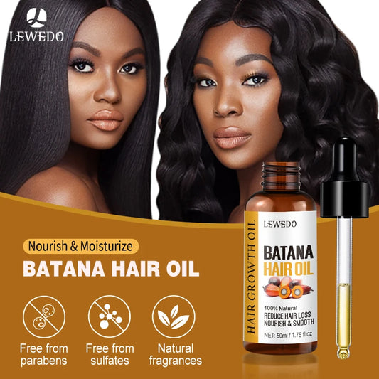 Bottle of pure batana oil for hair growth, nourishment, and anti hair loss.