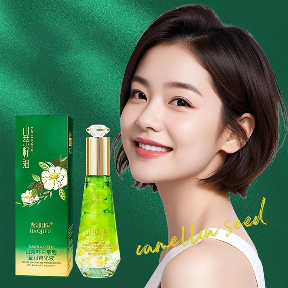 Camellia Seed Golden Peptide Essence Facial Care Brighten Moisturizing Soothing Oil Control Face Serum Korea skin care products