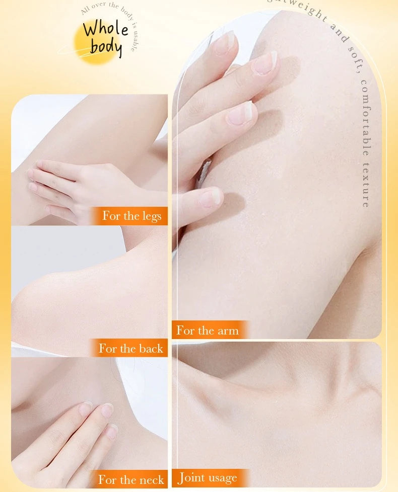 AHA brightening and moisturizing full body essence bottle, 500ml whitening hydrating body serum