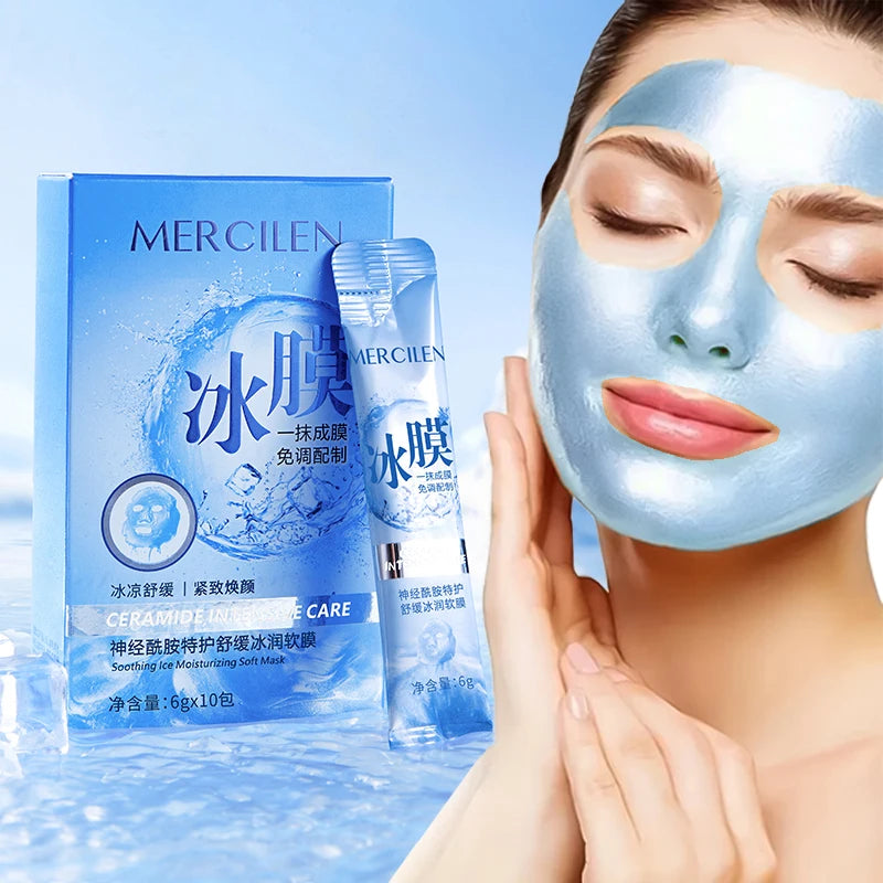 Collagen facial mask for moisturizing and brightening skin