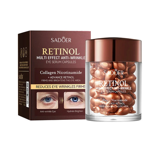 SADOER Retinol & Peptide Firming Eye Serum - Anti-Dark Circle, Moisturizing & Nourishing Eye Cream Skin Care
