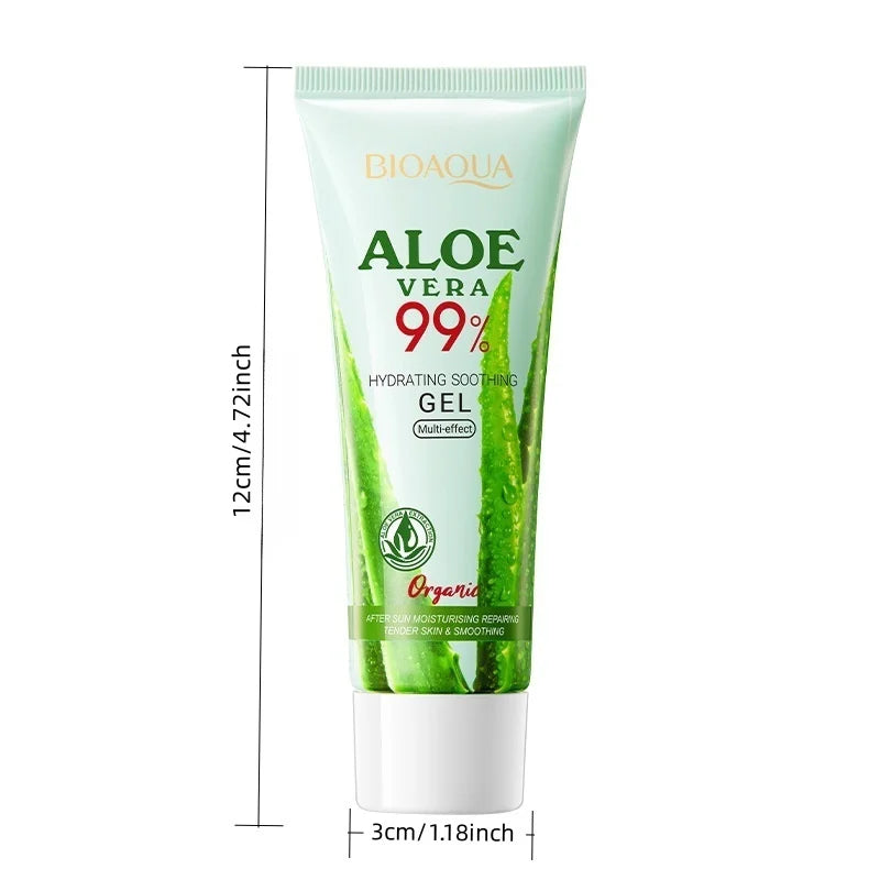 Aloe vera hydrating gel packaging for face and body