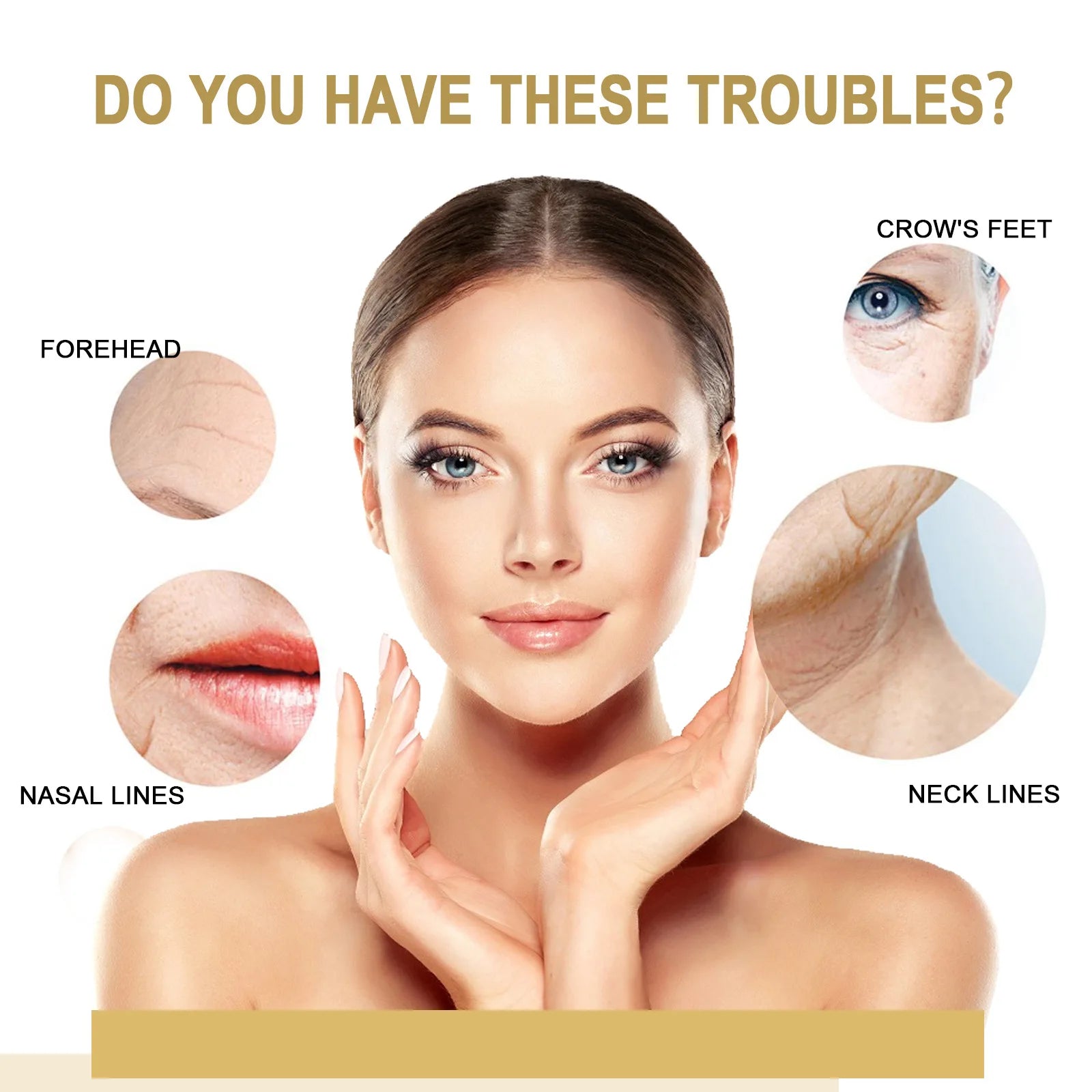 Firming and moisturizing facial serum bottle for radiant skin