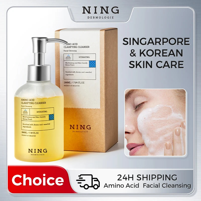 Facial cleanser bottle with salicylic acid for deep cleansing and oil balance
