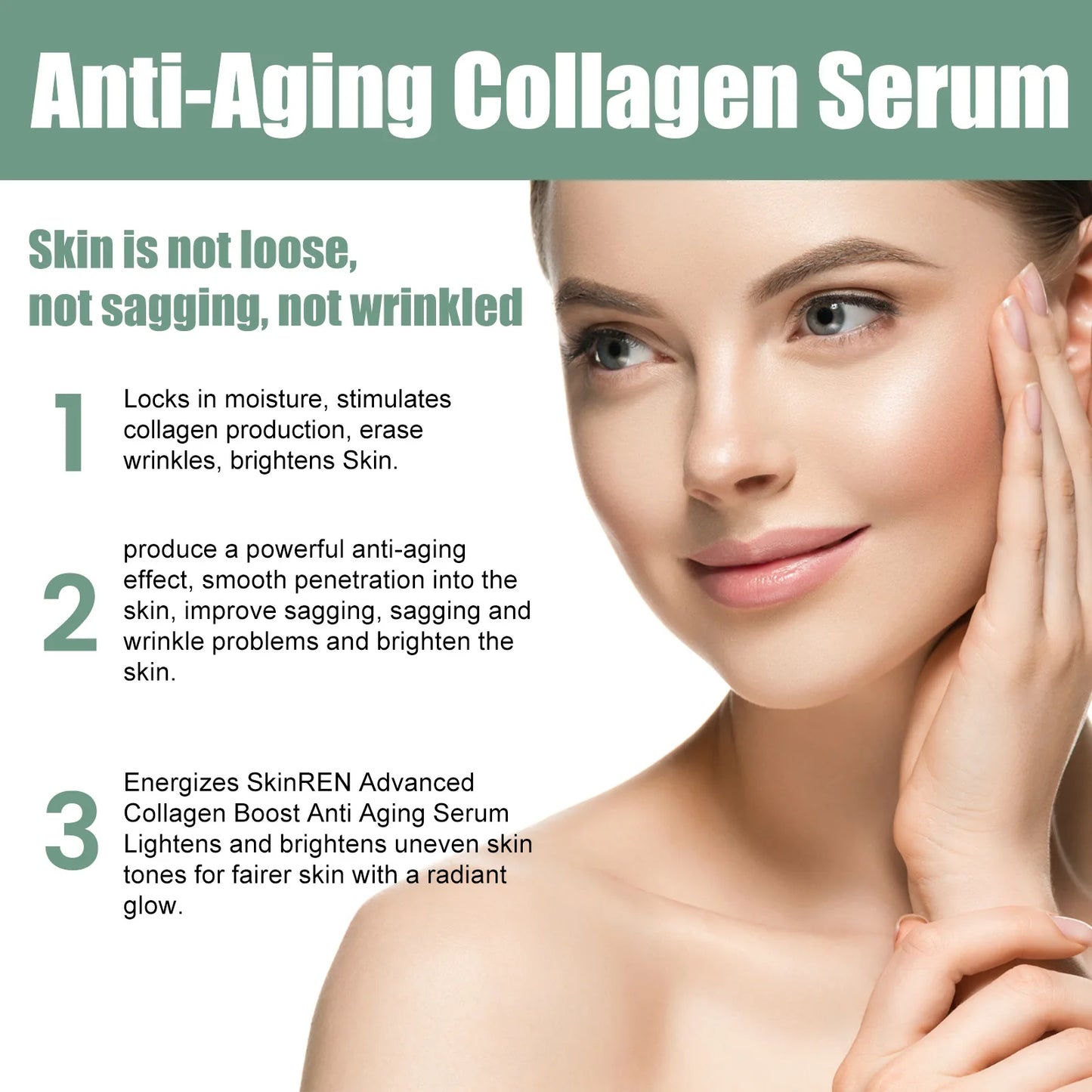 EELHOE — Collagen HA Booster Serum — Serum application on face