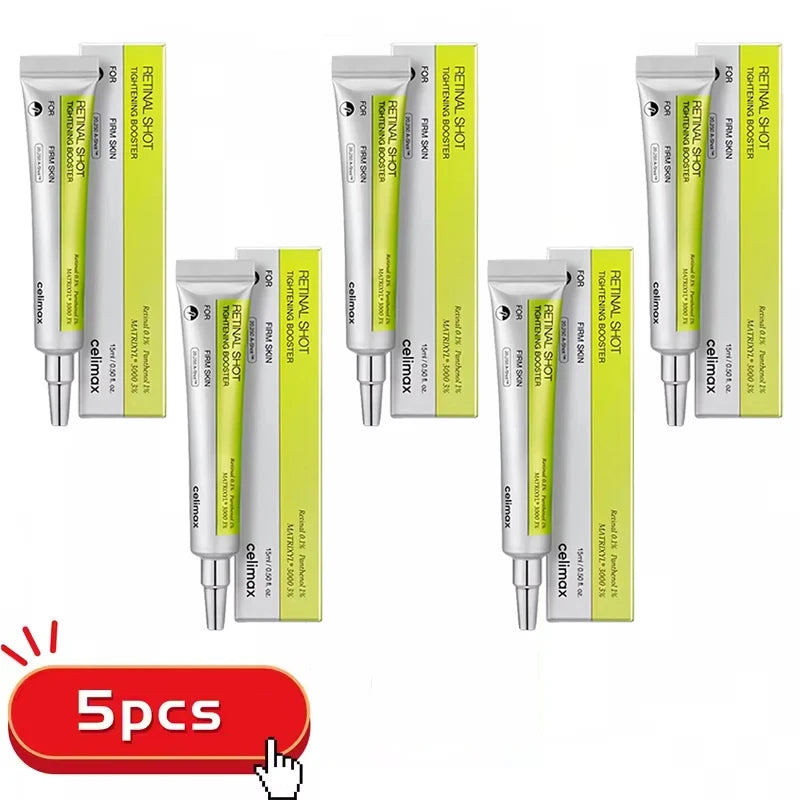 Retinal eye cream tube for firming brightening and wrinkle smoothing