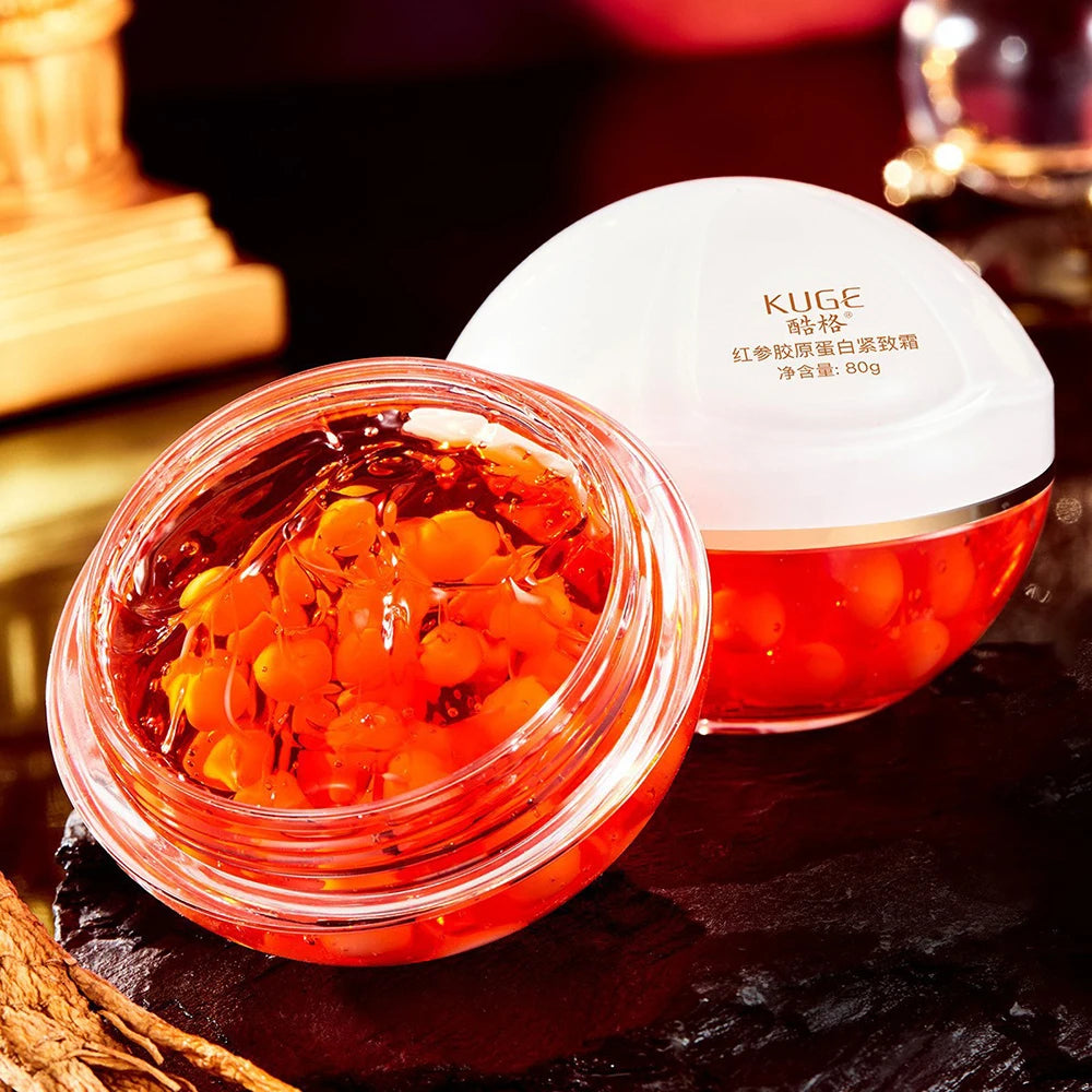 Red Ginseng Collagen Firming Cream Reduce Fine Lines Beauty Face Cream Moisturizing Oil Control For Facial Skin Care Products