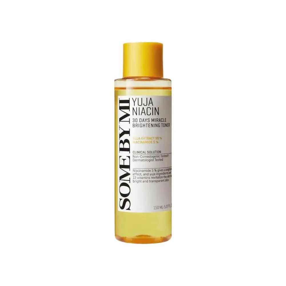 Bottle of AHA BHA PHA triple acid toner for exfoliating and clearing skin.