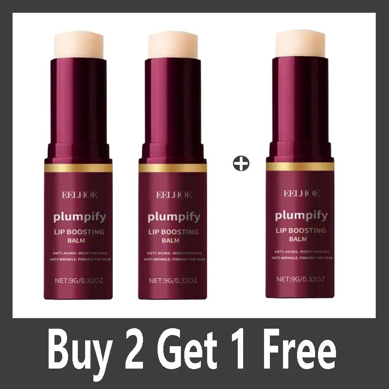 Moisturizing lip balm that plumps and hydrates lips