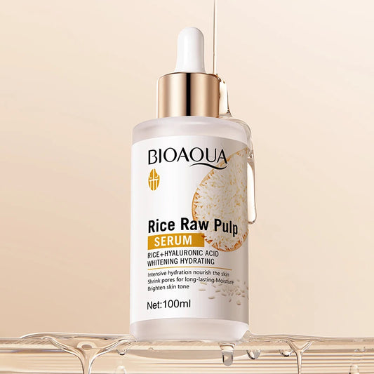 BIOAQUA White Rice Niacinamide Brightening Face Serum - Moisturizing, Firming & Rejuvenating Facial Essence