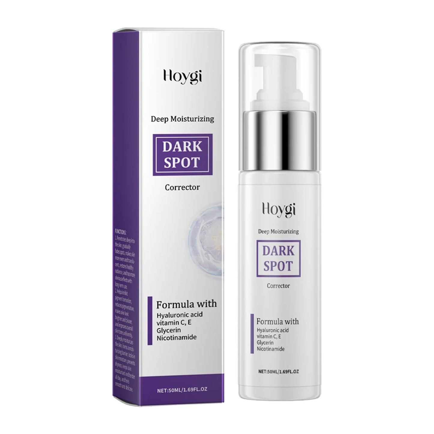 HOYGI — Fading Spot Body Lotion — Skincare benefits infographic