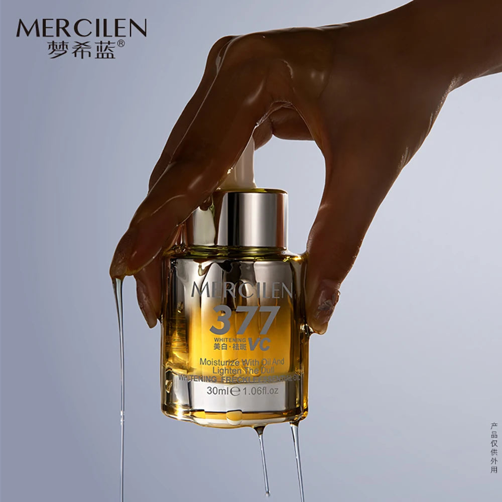 MERCILEN 377 Whitening Essence Oil Facial Care Tightening Moisturizing Hydrating Brightening Skin Face Serum Korean Skincare Products
