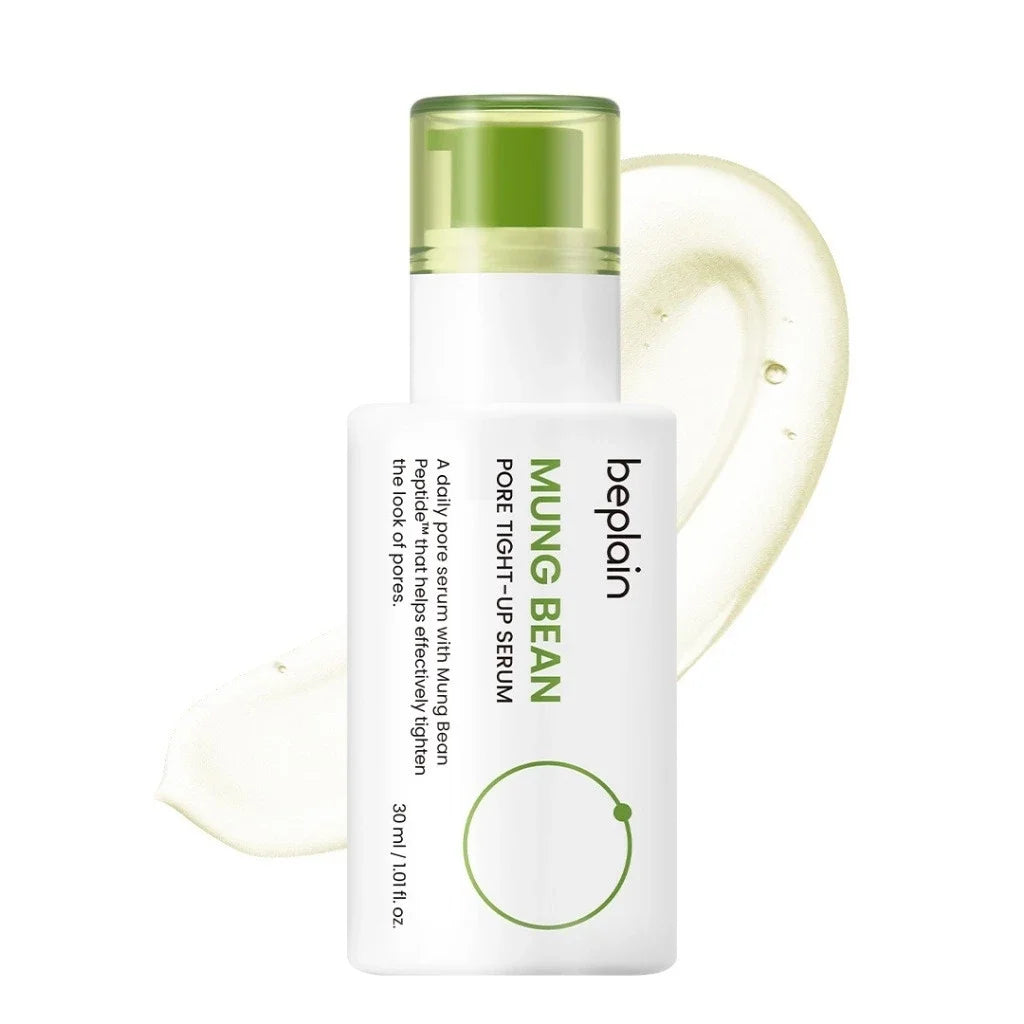 BEPLAIN Mung Bean Pore Refining Skincare Set — Mung Bean — Product texture and absorption test