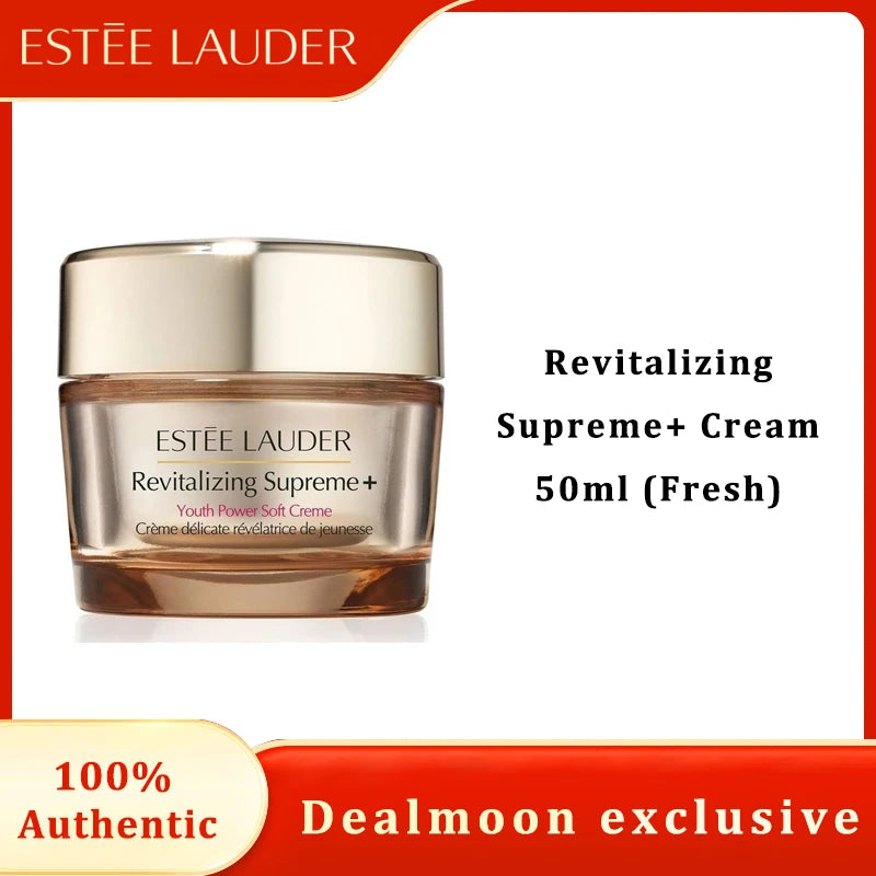 SkinSwaag Beauty Estée Lauder High-End Moisturizing Skincare — premium hydration — jar and box side by side on white background