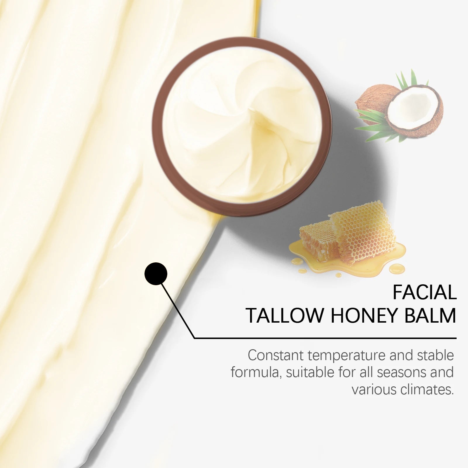 HOYGI Grass-Fed Tallow Honey Balm — Grass-Fed Tallow & Honey — Before and after skin nourishment results