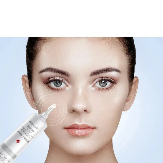 Face cream jar for fading freckles and dark spots, brightening skin with niacinamide and vitamin E
