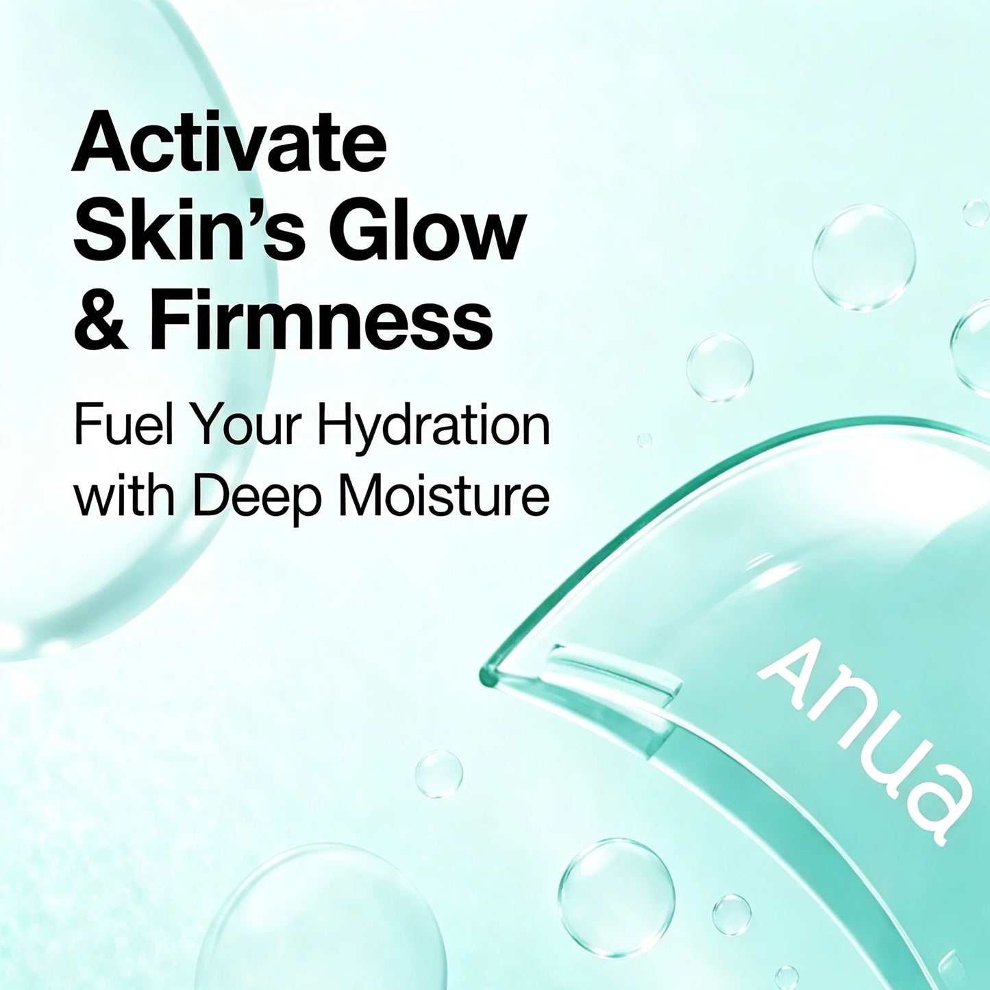 Facial serum spray bottle for hydrating glowy glass skin