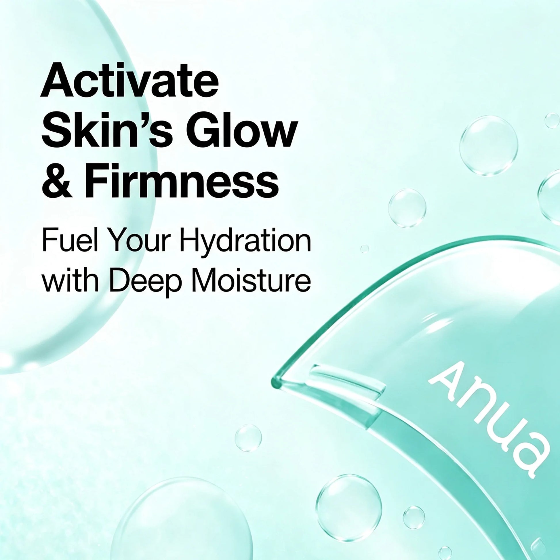 Facial serum spray bottle for hydrating glowy glass skin