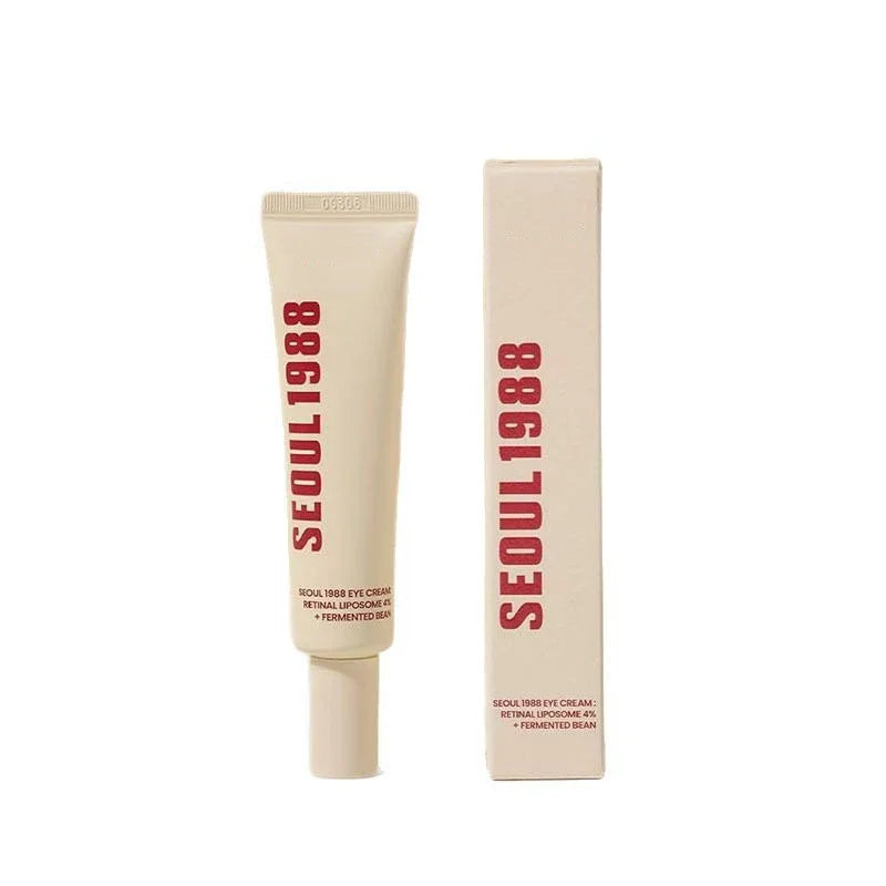 Firming eye cream jar for dark circles and puffiness