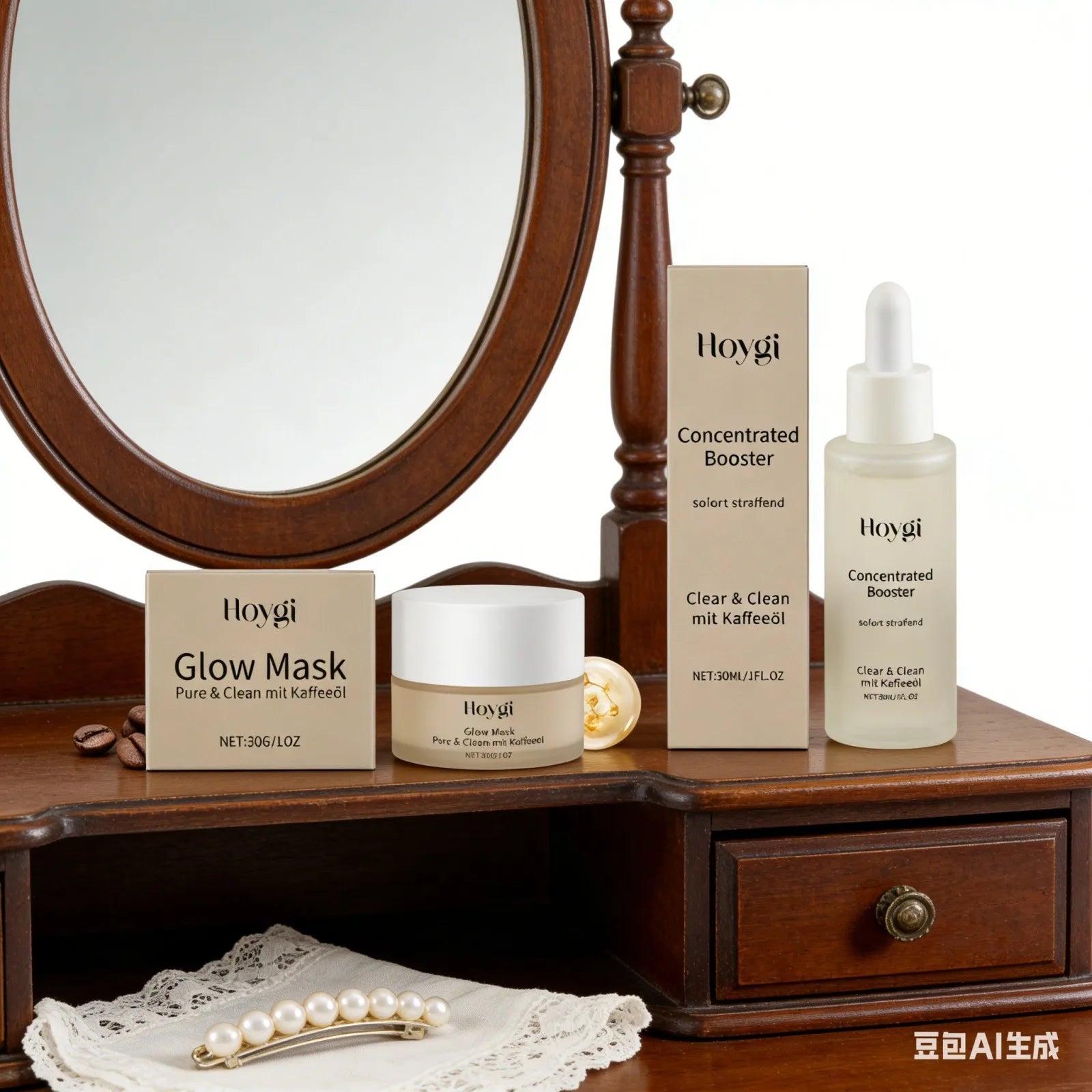 HOYGI — Firming Overnight Mask — Before and after skin rejuvenation results