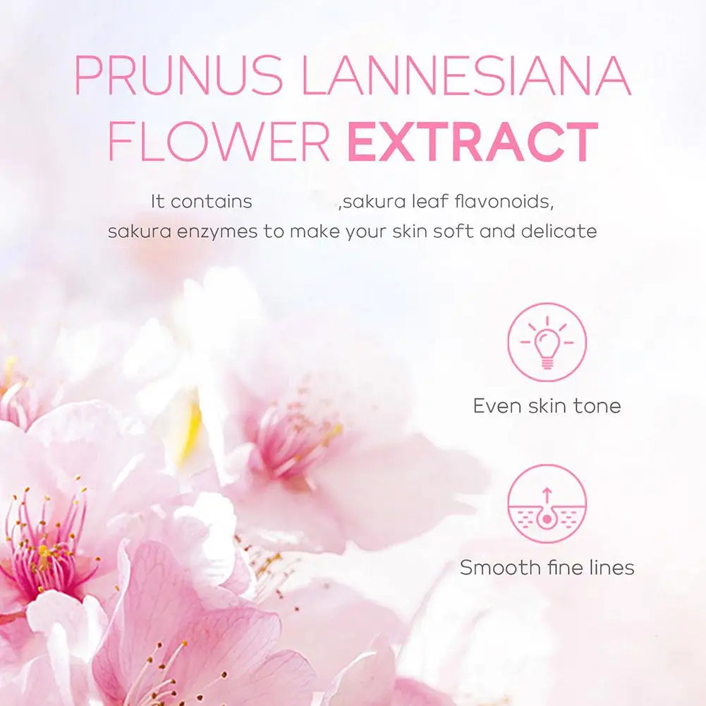FENYI Cherry Blossom Exfoliating Face Scrub — Cherry Blossom — Before and after skin smoothing results