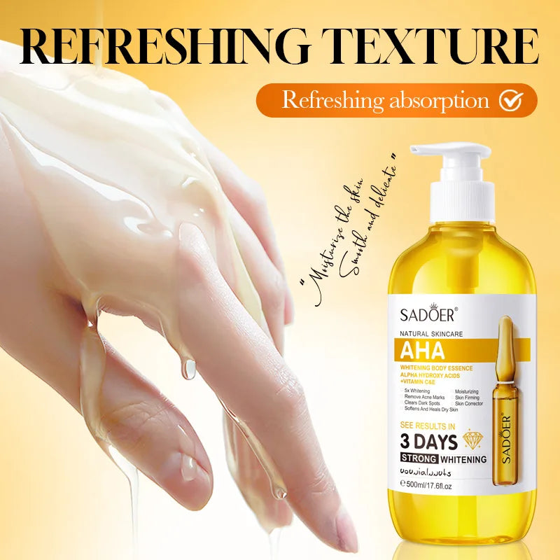 Full body essence bottle for brightening, moisturizing and improving dull skin
