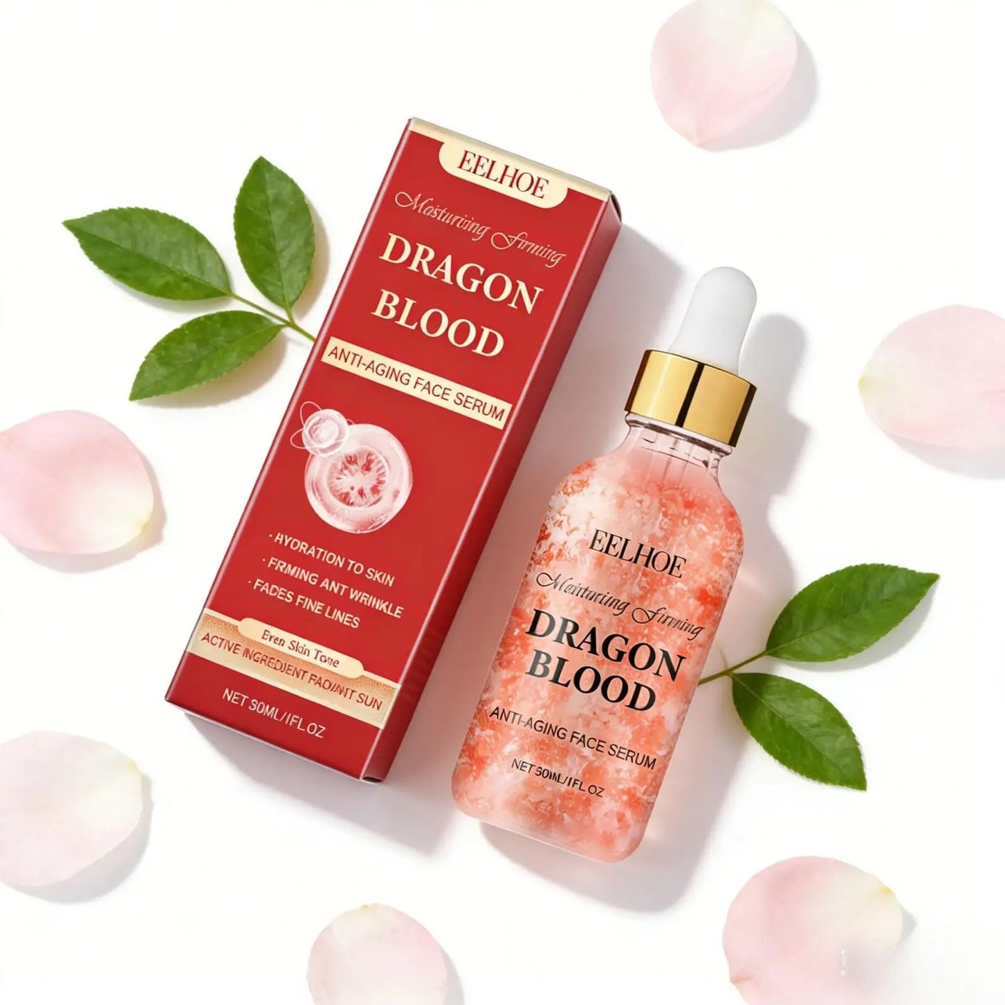 EELHOE — Dragon Blood Serum — Serum dropper and texture detail