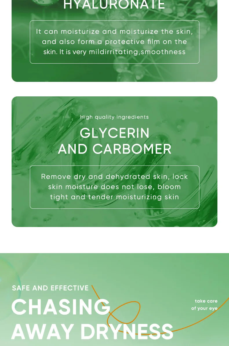 SADOER Aloe Vera Eye Cream Anti Dark Circles Eye Bags Remover Nourishing Moisturizing Firming Eyes Creams Skin Care Proudcts