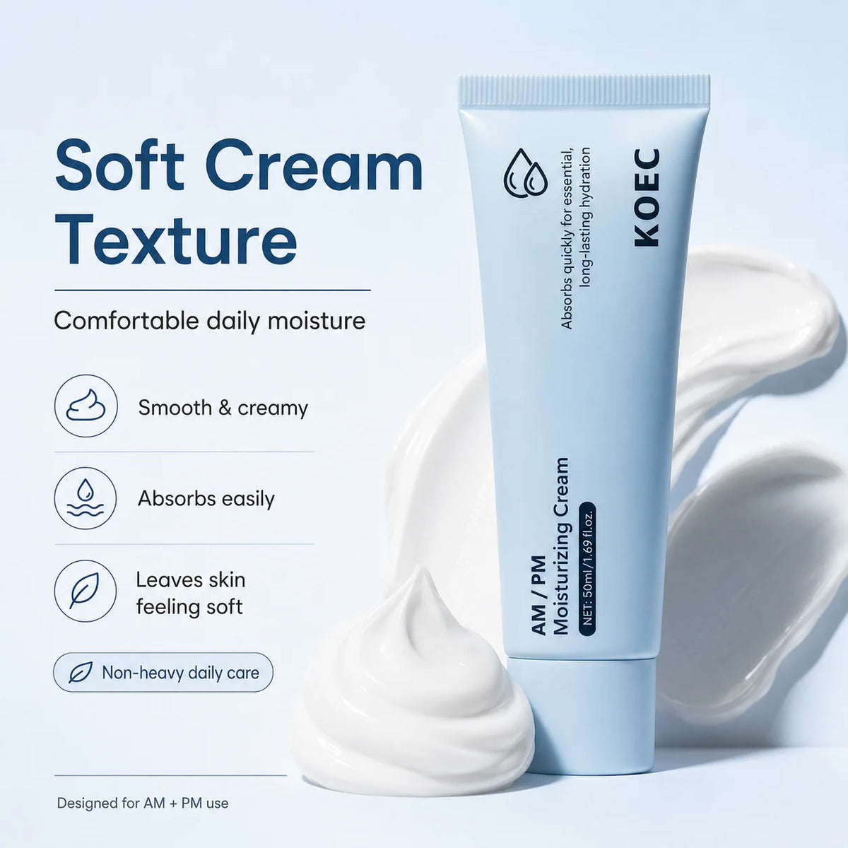 KOEC AM/PM Moisturizing Cream — 50 ml — product gallery image 2