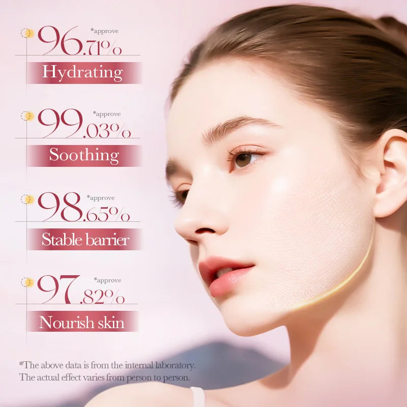 SADOER Pink Aloe Vera Moisturizing Face Cream Whitening Anti-Aging Anti Acne Facial Cream for Face Skin Care Products