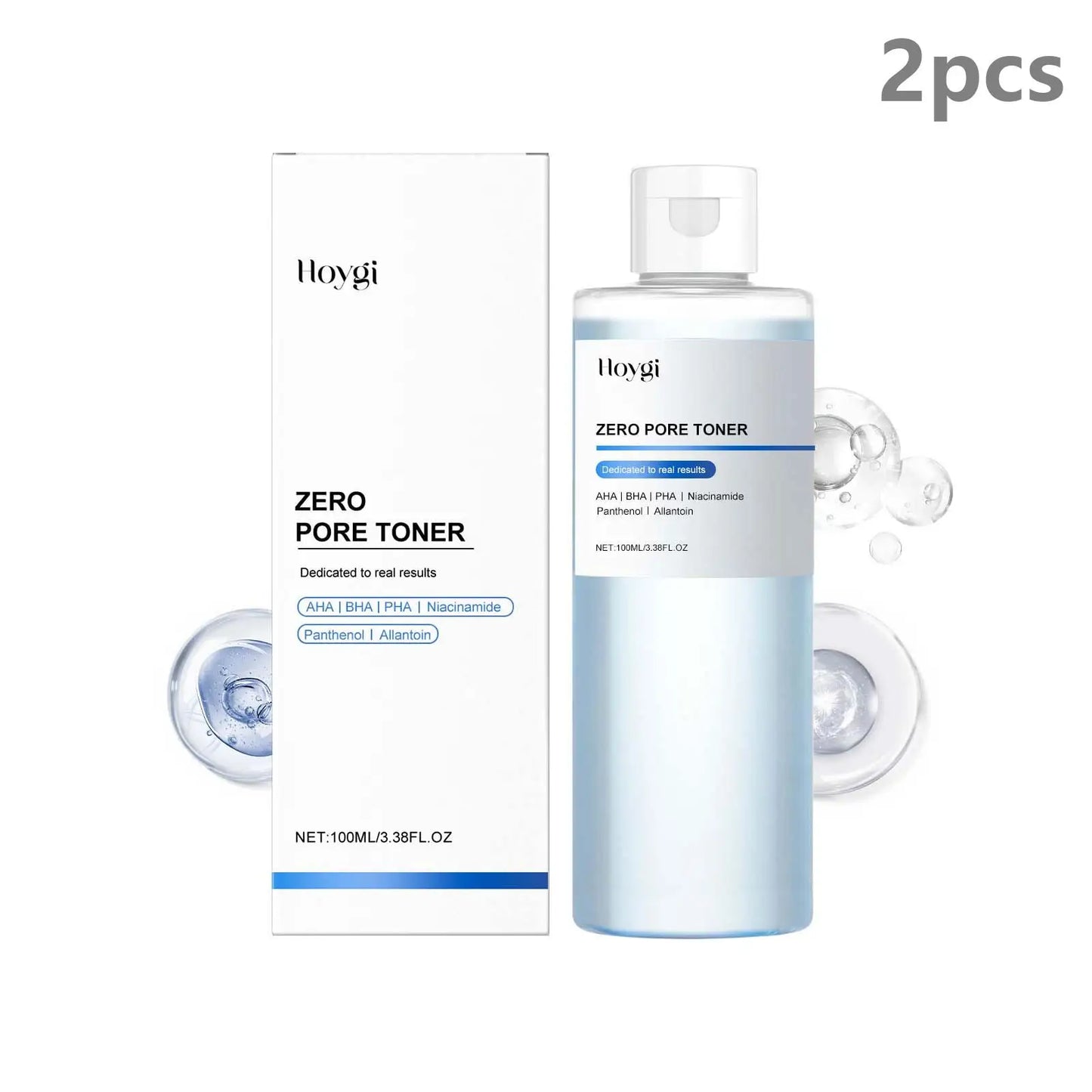HOYGI — AHA BHA Pore Toner — Skincare benefits infographic