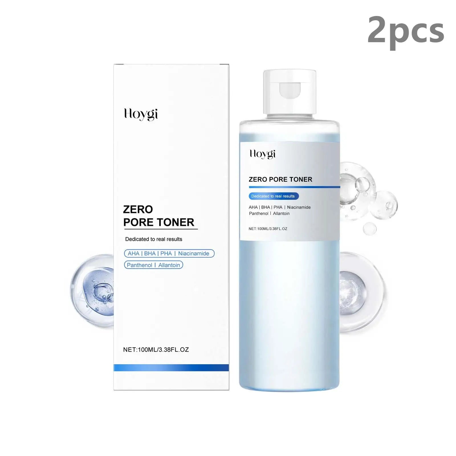 HOYGI — AHA BHA Pore Toner — Skincare benefits infographic