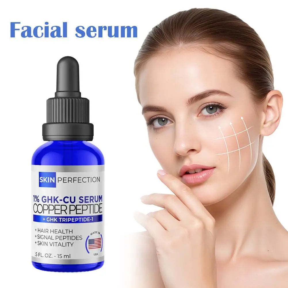 BARUBUT GHK-CU Copper Peptide Face & Hair Serum — GHK-CU copper peptide — serum dropper detail