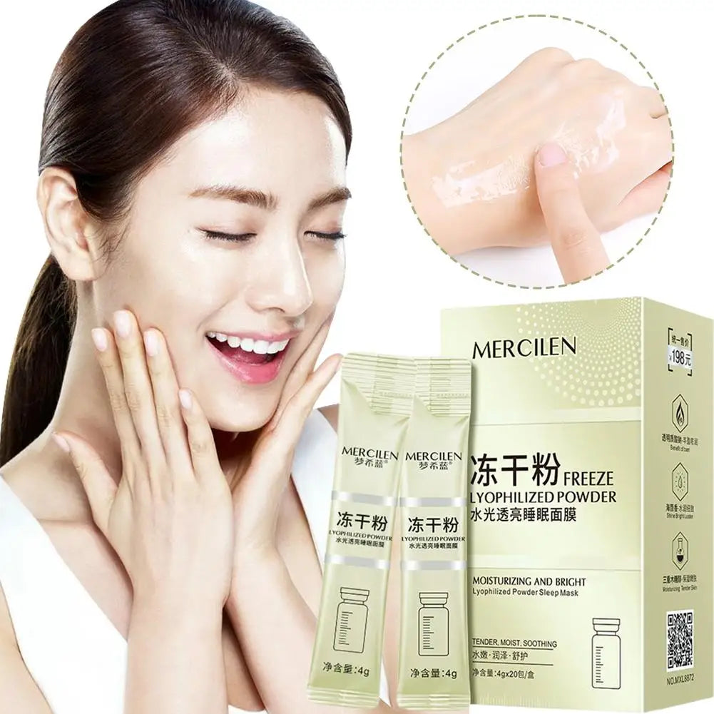 MERCILEN Collagen Brightening Sleeping Mask — Collagen — Single sachet detail view