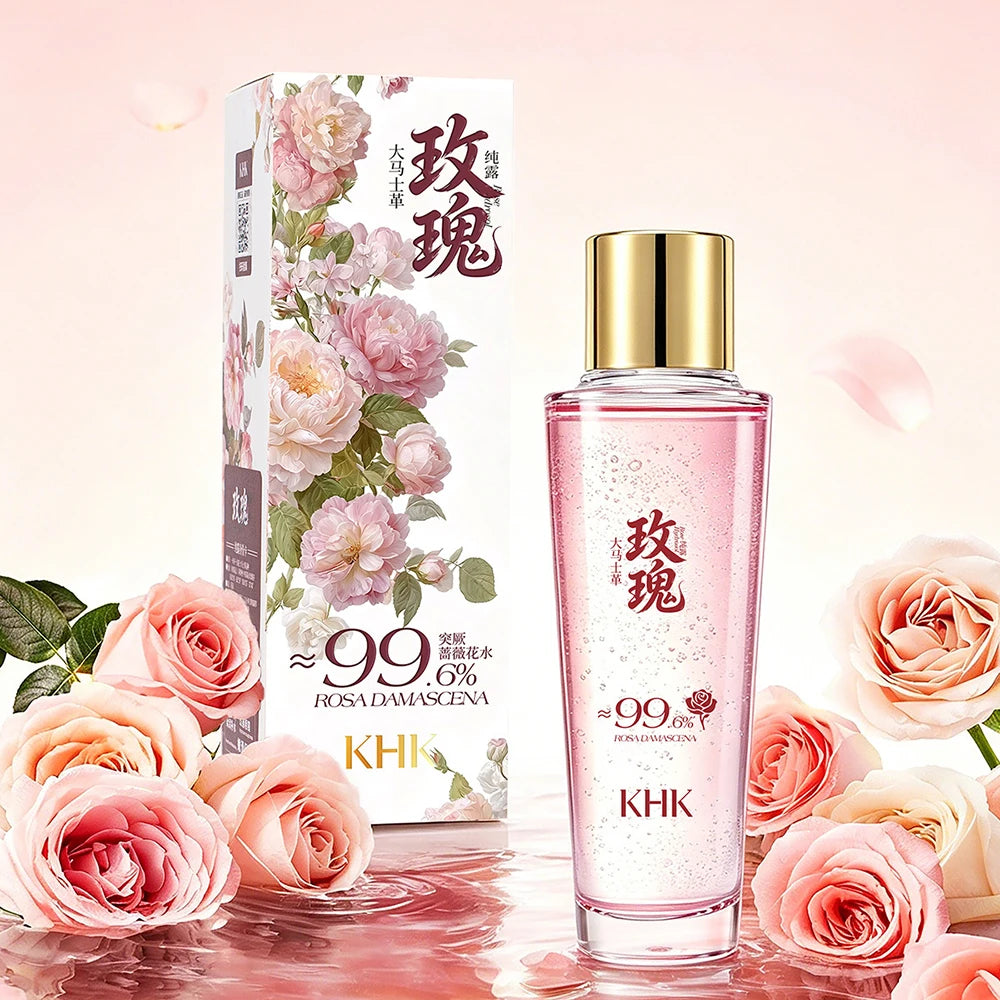 KHK Rosa Damascena Rose Water with matching packaging