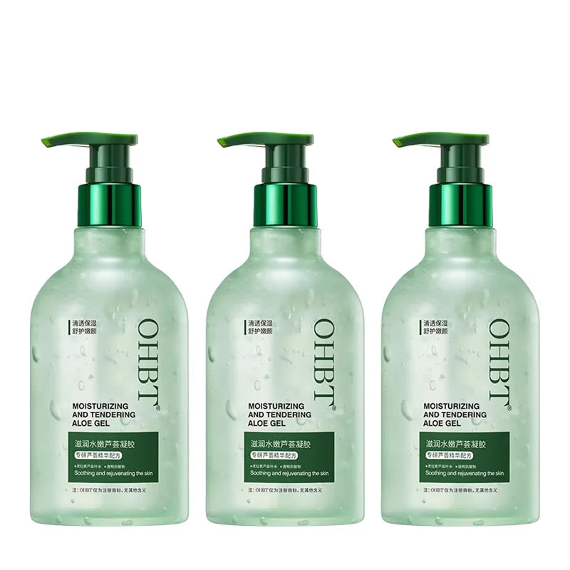OHBT 300g  Aloe Vera Gel Creams Moisturizing Brightening Nourishing Firming Hydrating Face Cream Facial Skin Care Products
