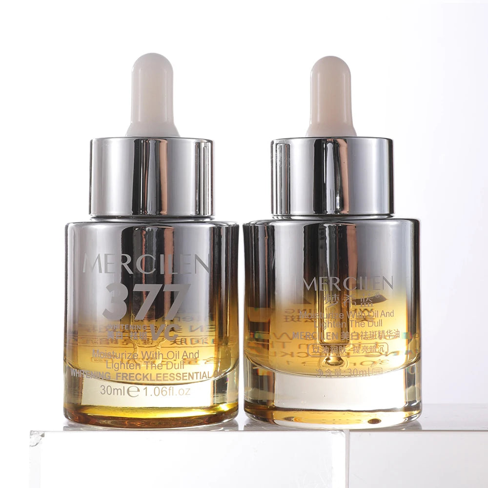 MERCILEN 377 Whitening Essence Oil Facial Care Tightening Moisturizing Hydrating Brightening Skin Face Serum Korean Skincare Products