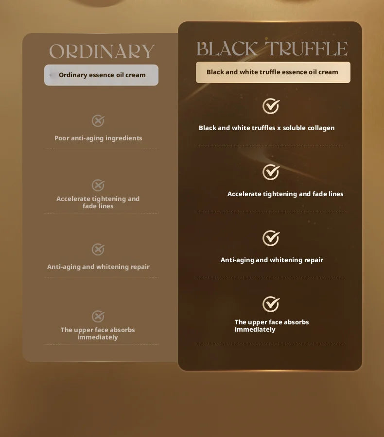 OHBT Black and White Loose Face Cream tightens, anti-wrinkle, reduces fine lines, removes yellowing, hydrates and moisturizes