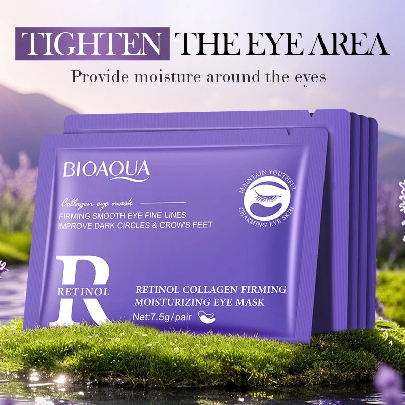 Retinol collagen eye mask patches for anti-aging and dark circles