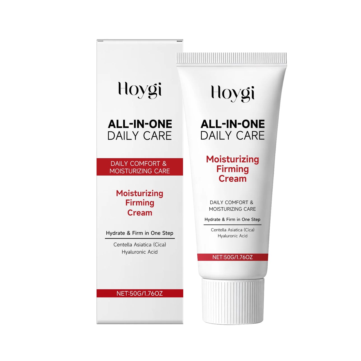 HOYGI — Centella HA Firming Cream — Skincare benefits infographic