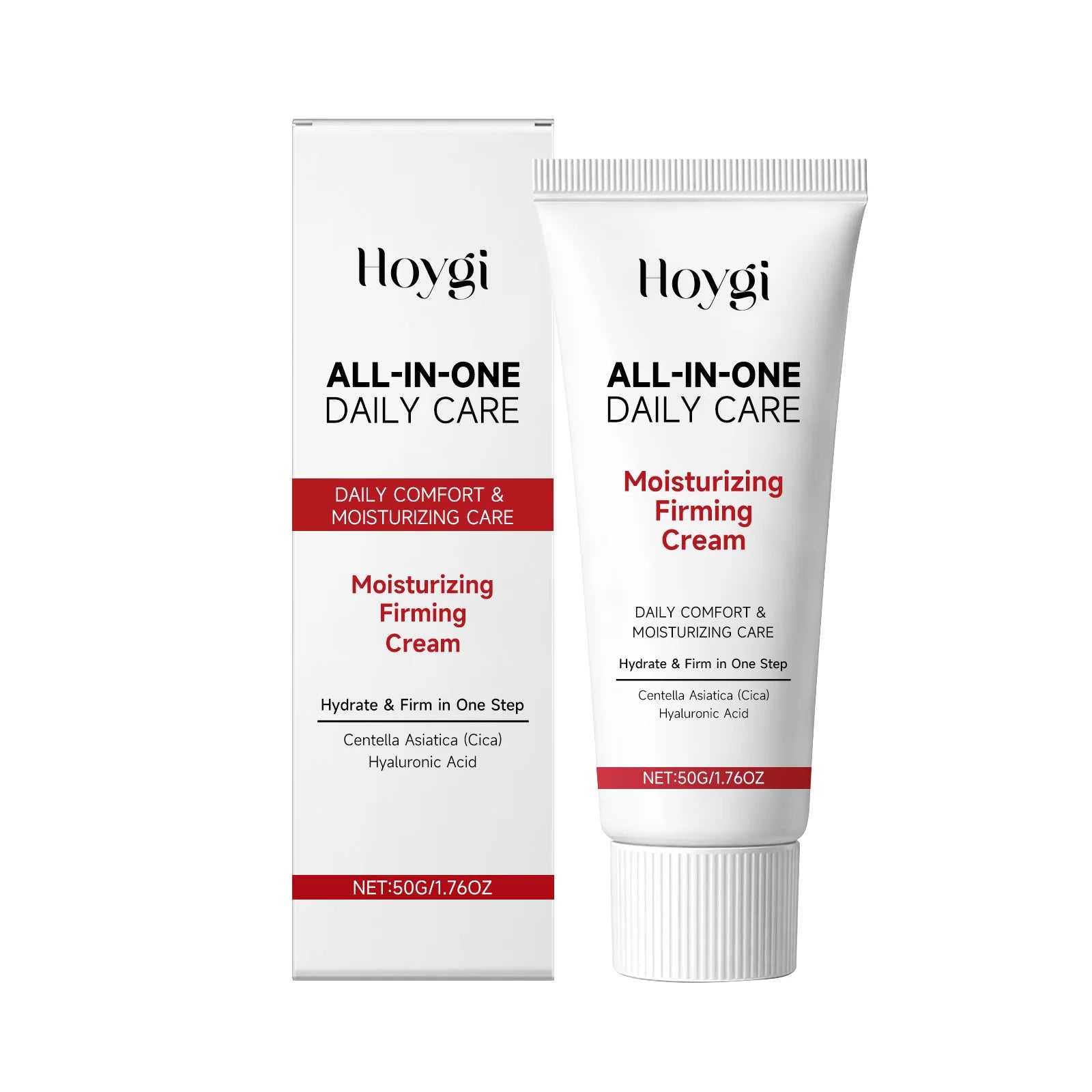 HOYGI — Centella HA Firming Cream — Skincare benefits infographic