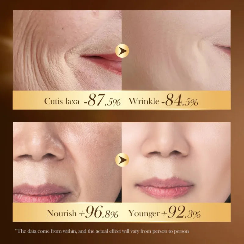 Firming moisturising cream with caviar and collagen in a jar