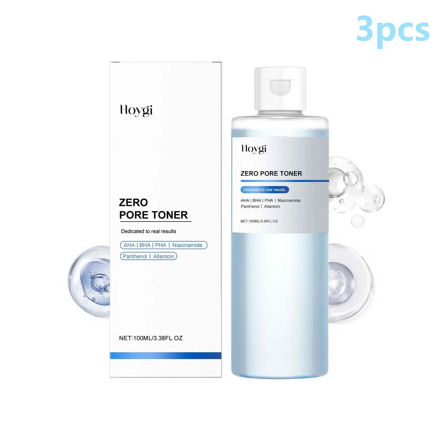 HOYGI — AHA BHA Pore Toner — Toner application on face