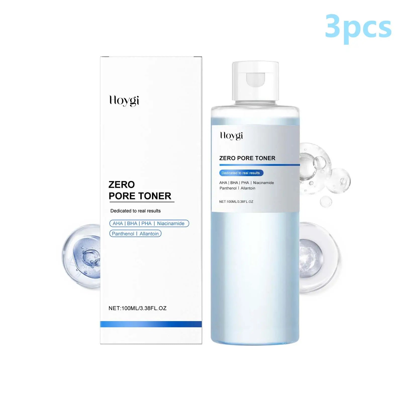 HOYGI — AHA BHA Pore Toner — Toner application on face