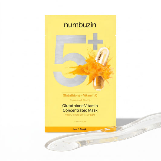numbuzin No.5 Glutathione Vitamin Concentrated Mask 5 Sheets