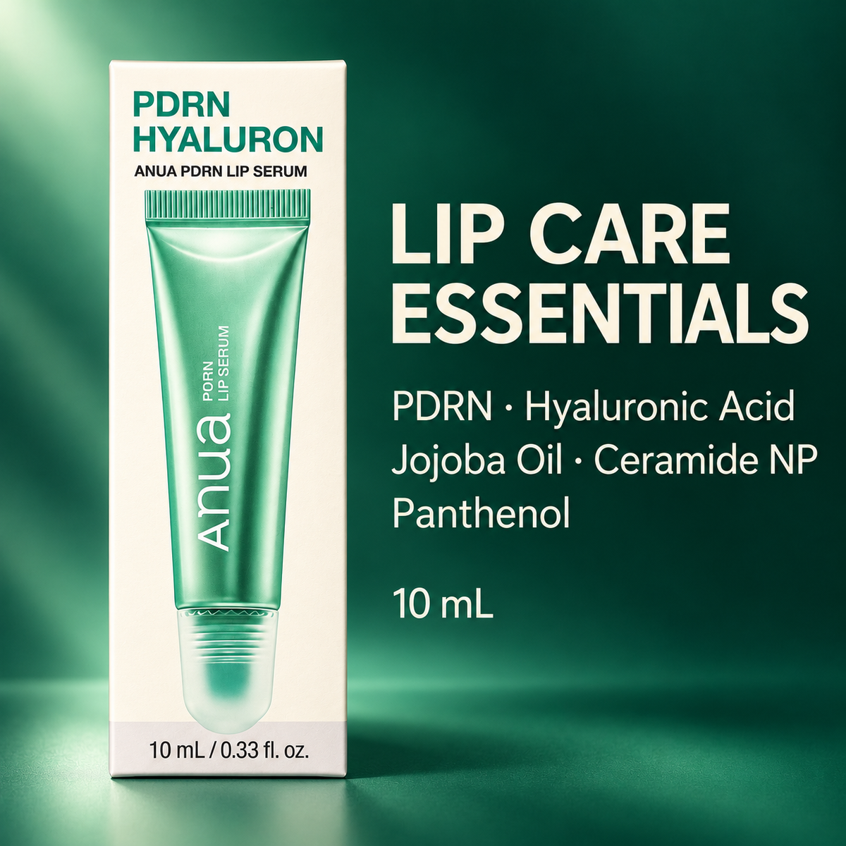 Anua PDRN Lip Serum – 10 mL ingredient highlights