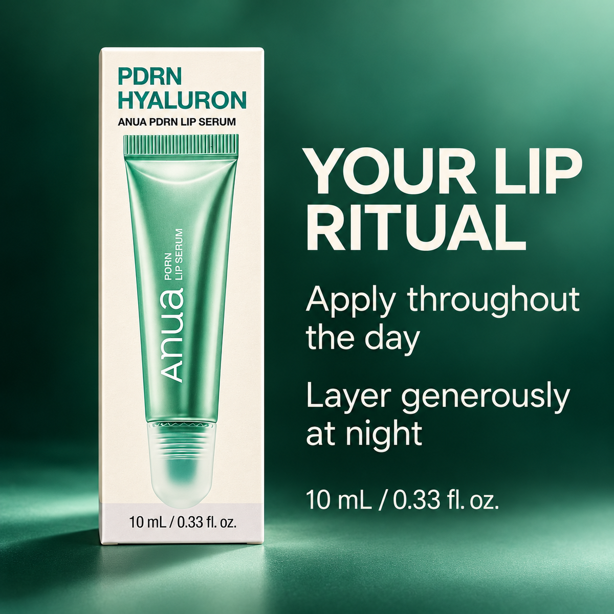 Anua PDRN Lip Serum – 10 mL directions and product details