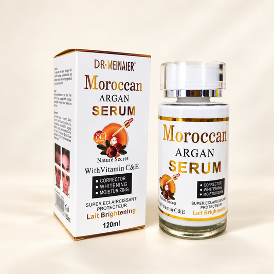 Dr. MEINAIER Moroccan Argan Serum — one 120 ml bottle and carton